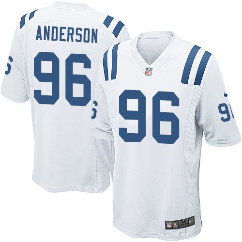  Colts #96 Henry Anderson White Youth Stitched NFL Elite Jersey