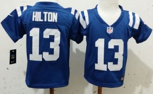 Toddler  Colts #13 T.Y. Hilton Royal Blue Team Color Stitched NFL Elite Jersey