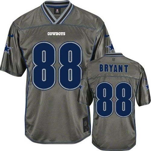 Cowboys #88 Dez Bryant Grey Youth Stitched NFL Elite Vapor Jersey
