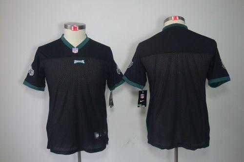  Eagles Blank Black Alternate Youth Stitched NFL Limited Jersey