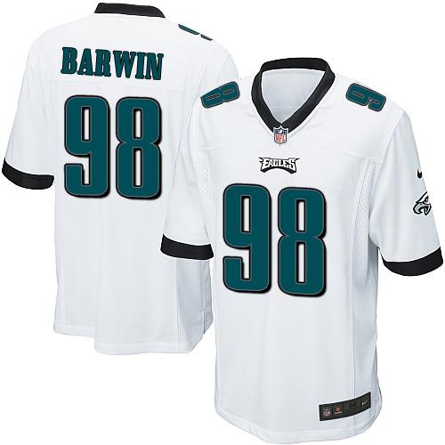 Eagles #98 Connor Barwin White Youth Stitched NFL New Elite Jersey