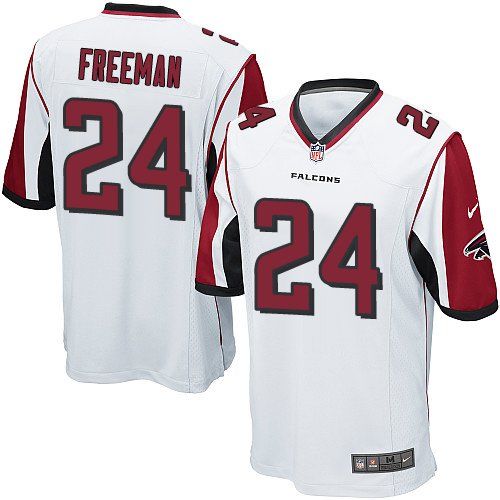  Falcons #24 Devonta Freeman White Youth Stitched NFL Elite Jersey