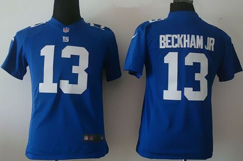  Giants #13 Odell Beckham Jr Royal Blue Team Color Youth Stitched NFL Elite Jersey
