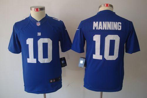 ميكرويف جيباس Nike Giants #10 Eli Manning Royal Blue Team Color Youth Stitched ... ميكرويف جيباس