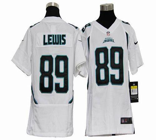  Jaguars #89 Marcedes Lewis White Youth Stitched NFL Elite Jersey