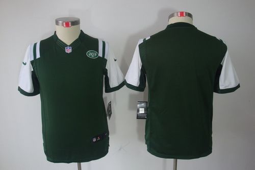  Jets Blank Green Team Color Youth Stitched NFL Limited Jersey