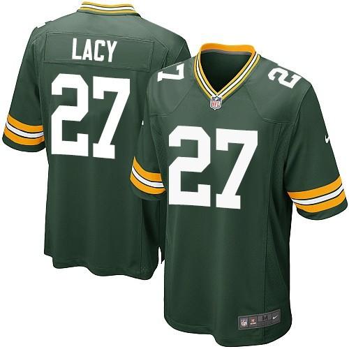  Packers #27 Eddie Lacy Green Team Color Youth Stitched NFL Elite Jersey
