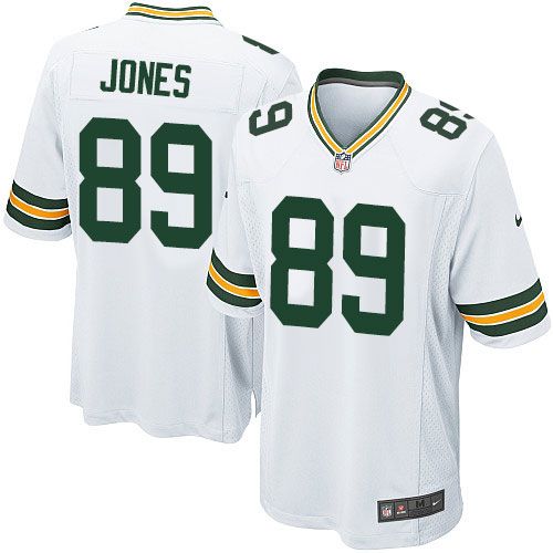  Packers #89 James Jones White Youth Stitched NFL Elite Jersey