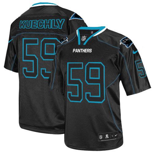  Panthers #59 Luke Kuechly Lights Out Black Youth Stitched NFL Elite Jersey