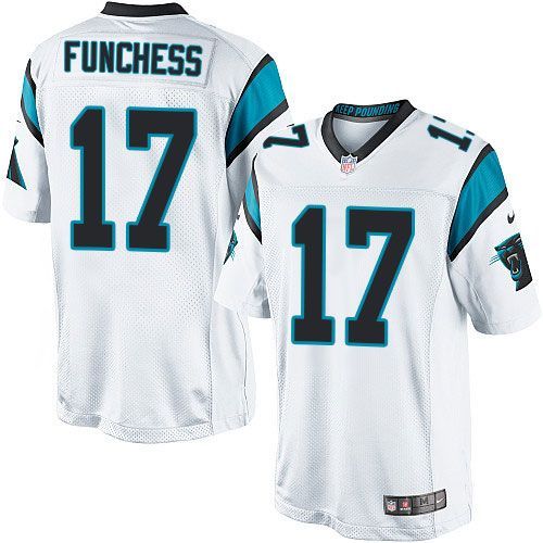  Panthers #17 Devin Funchess White Youth Stitched NFL Elite Jersey