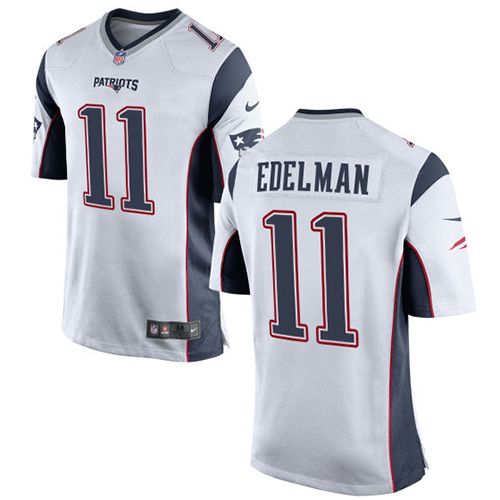  Patriots #11 Julian Edelman White Youth Stitched NFL New Elite Jersey