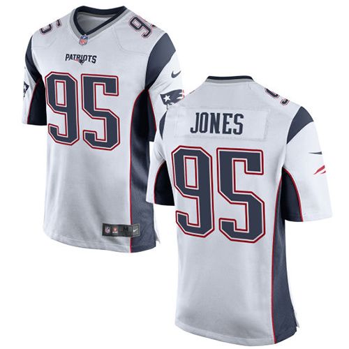  Patriots #95 Chandler Jones White Youth Stitched NFL New Elite Jersey