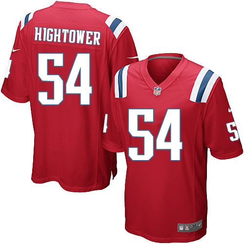  Patriots #54 Dont'a Hightower Red Alternate Youth Stitched NFL Elite Jersey