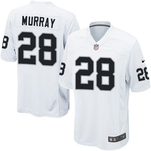  Raiders #28 Latavius Murray White Youth Stitched NFL Elite Jersey