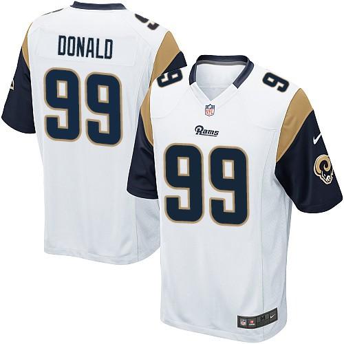  Rams #99 Aaron Donald White Youth Stitched NFL Elite Jersey