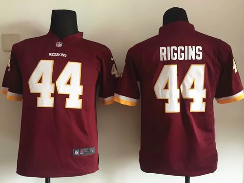  Redskins #44 John Riggins Burgundy Red Team Color Youth Stitched NFL Elite Jersey