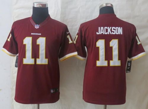 Redskins #11 DeSean Jackson Burgundy Red Team Color Youth Stitched NFL Limited Jersey