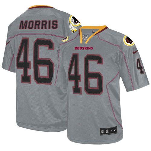  Redskins #46 Alfred Morris Lights Out Grey Youth Stitched NFL Elite Jersey