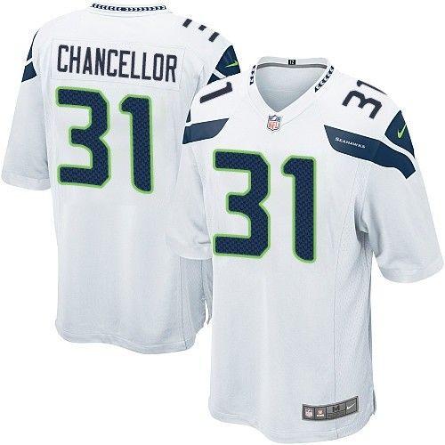  Seahawks #31 Kam Chancellor White Youth Stitched NFL Elite Jersey