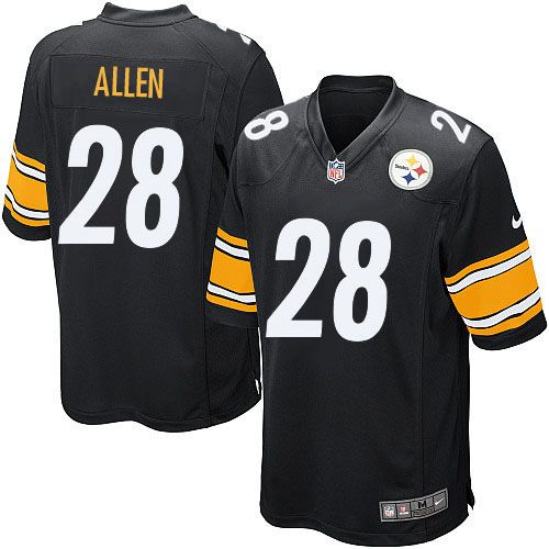  Steelers #28 Cortez Allen Black Team Color Youth Stitched NFL Elite Jersey