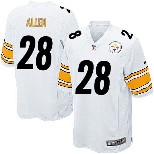 Steelers #28 Cortez Allen White Youth Stitched NFL Elite Jersey