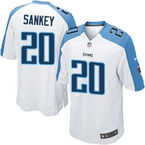  Titans #20 Bishop Sankey White Youth Stitched NFL Elite Jersey