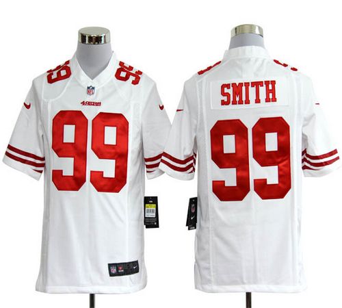 تصليح ساعات Nike 49ers #99 Aldon Smith White Men's Stitched NFL Game Jersey ... تصليح ساعات