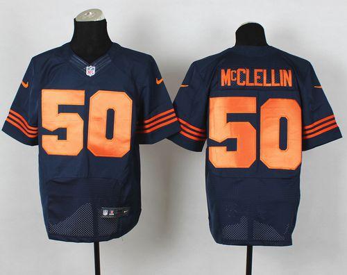  Bears #50 Shea McClellin Navy Blue 1940s Throwback Men's Stitched NFL Elite Jersey