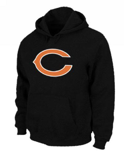 Chicago Bears Logo Pullover Hoodie Black