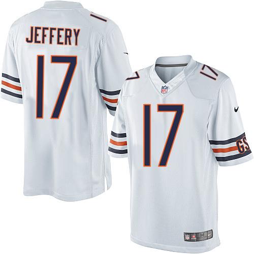  Bears #17 Alshon Jeffery White Men's Stitched NFL Limited Jersey