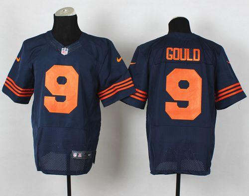  Bears #9 Robbie Gould Navy Blue 1940s Throwback Men's Stitched NFL Elite Jersey