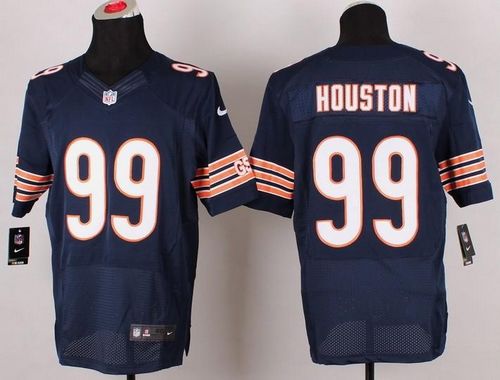  Bears #99 Lamarr Houston Navy Blue Team Color Men's Stitched NFL Elite Jersey