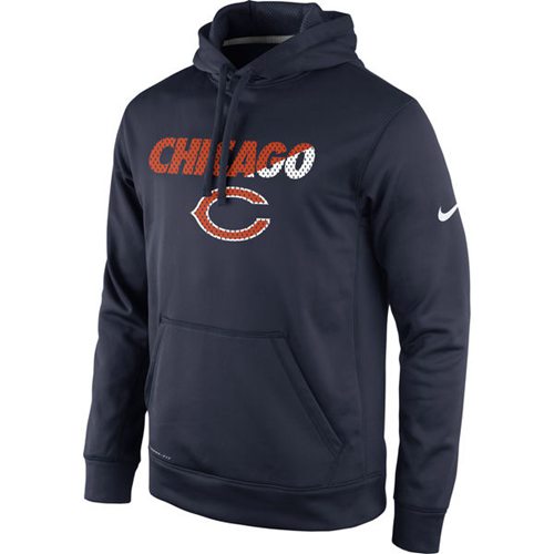 Chicago Bears  Kick Off Staff Performance Pullover Hoodie Navy