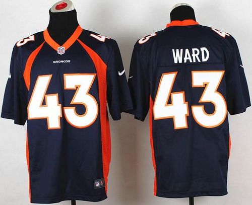  Broncos #43 T.J. Ward Navy Blue Alternate Men's Stitched NFL New Game Jersey