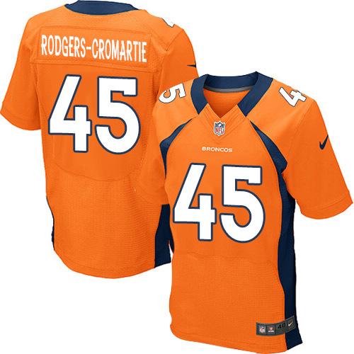  Broncos #45 Dominique Rodgers Cromartie Orange Team Color Men's Stitched NFL New Elite Jersey