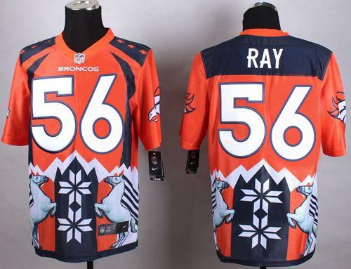  Broncos #56 Shane Ray Orange Men's Stitched NFL Elite Noble Fashion Jersey