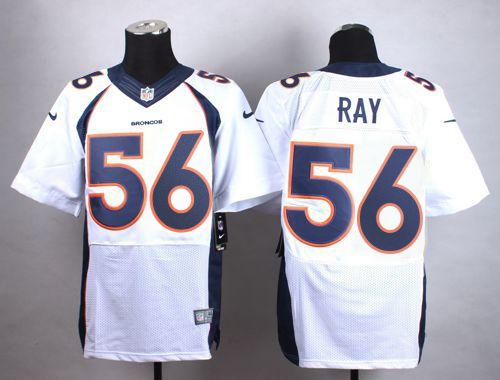  Broncos #56 Shane Ray White Men's Stitched NFL New Elite Jersey