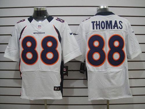 Broncos #88 Demaryius Thomas White Men's Stitched NFL Elite Jersey