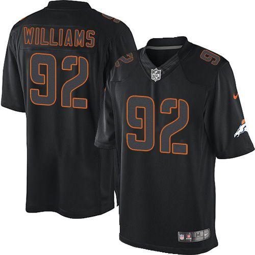  Broncos #92 Sylvester Williams Black Impact Men's Stitched NFL Limited Jersey