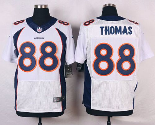  Broncos #88 Demaryius Thomas White Men's Stitched NFL New Elite Jersey