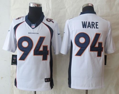  Broncos #94 DeMarcus Ware White Men's Stitched NFL New Limited Jersey