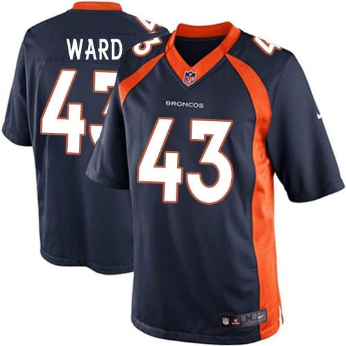  Broncos #43 T.J. Ward Navy Blue Alternate Men's Stitched NFL New Limited Jersey