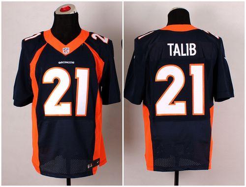 الحريبي Nike Broncos #21 Aqib Talib Navy Blue Alternate Men's Stitched NFL ... الحريبي