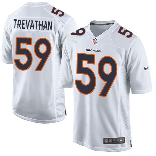  Broncos #59 Danny Trevathan White Men's Stitched NFL Game Event Jersey