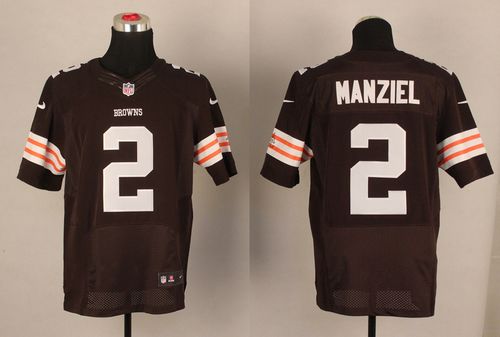  Browns #2 Johnny Manziel Brown Team Color Men's Stitched NFL Elite Jersey