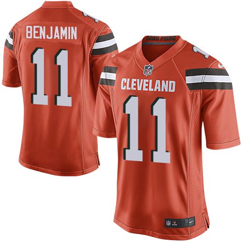  Browns #11 Travis Benjamin Orange Alternate Men's Stitched NFL New Elite Jersey