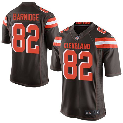  Browns #82 Gary Barnidge Brown Team Color Men's Stitched NFL New Elite Jersey