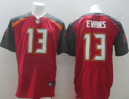  Buccaneers #13 Mike Evans Red Team Color Men's Stitched NFL New Elite Jersey