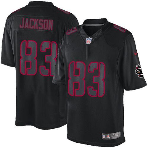 Buccaneers #83 Vincent Jackson Black Men's Stitched NFL Impact Limited Jersey