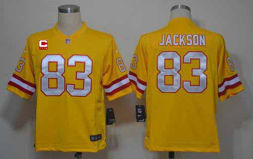  Buccaneers #83 Vincent Jackson Orange Alternate With C Patch Men's Stitched NFL Game Jersey